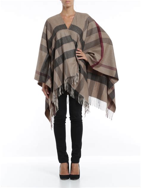 burberry nova check poncho|Women’s Ponchos & Capes .